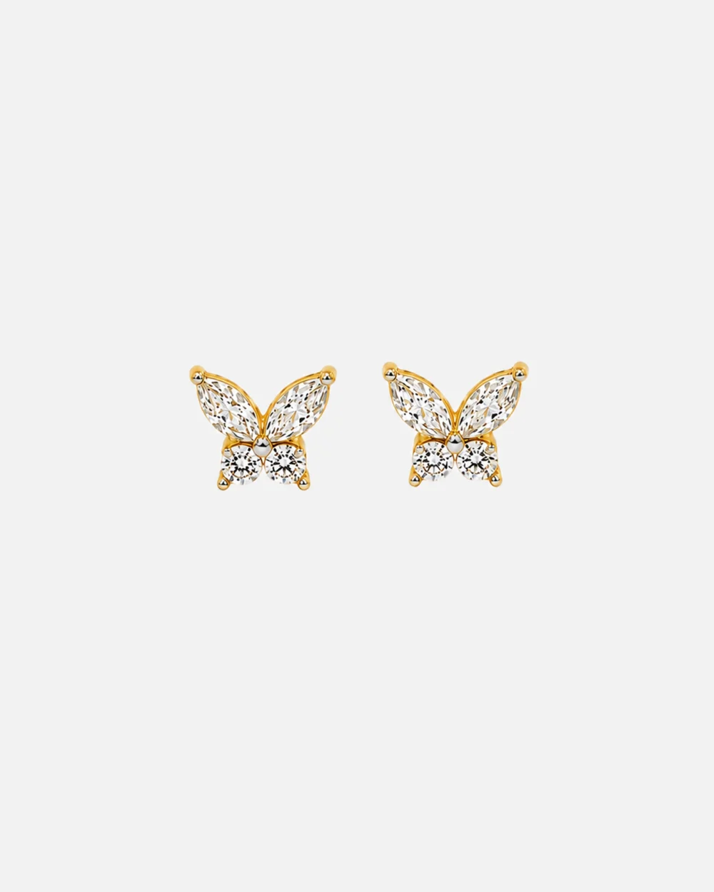 Butterfly Spark Stud Earrings