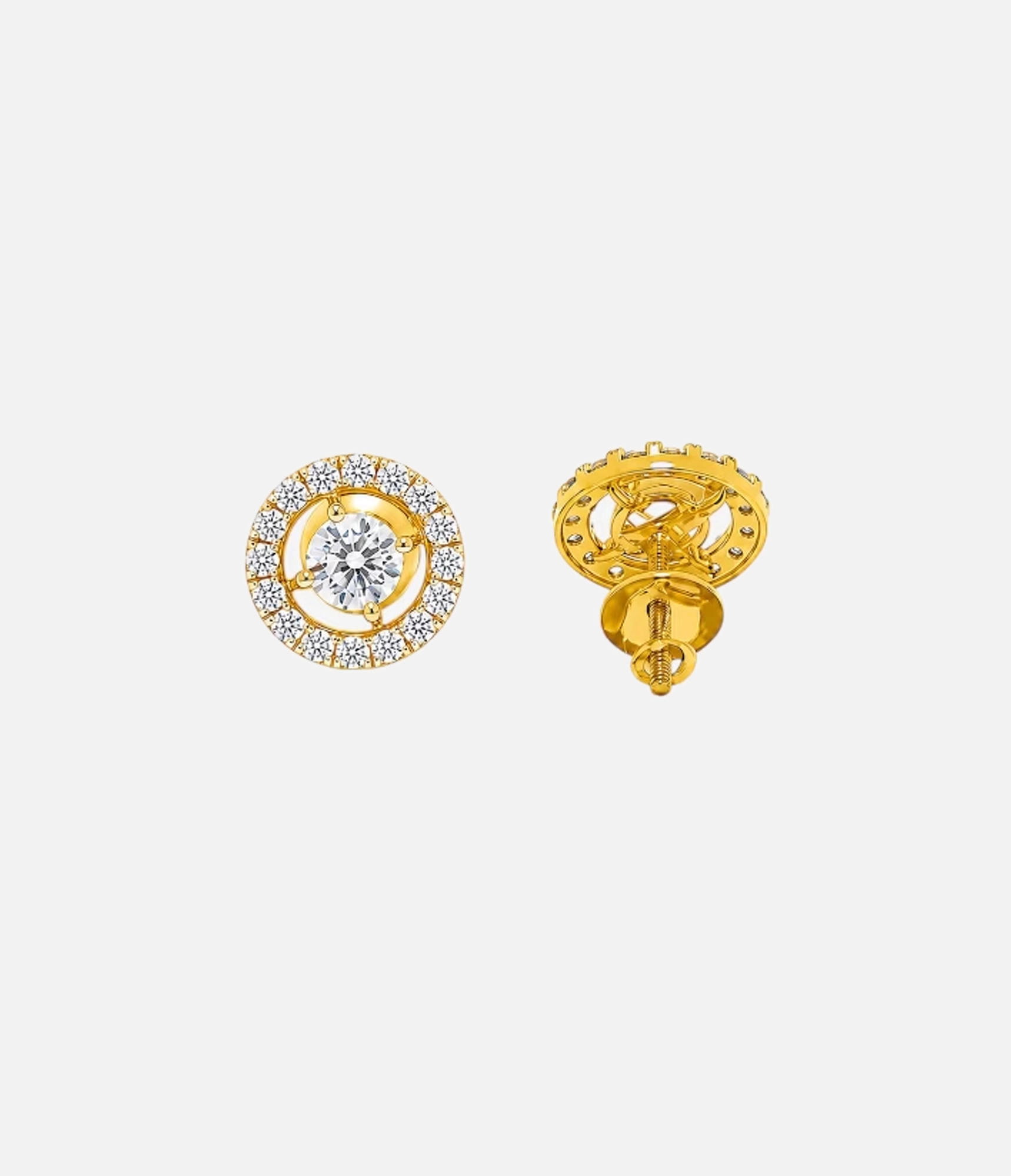 Classic Halo Solitaire Stud Earrings_03