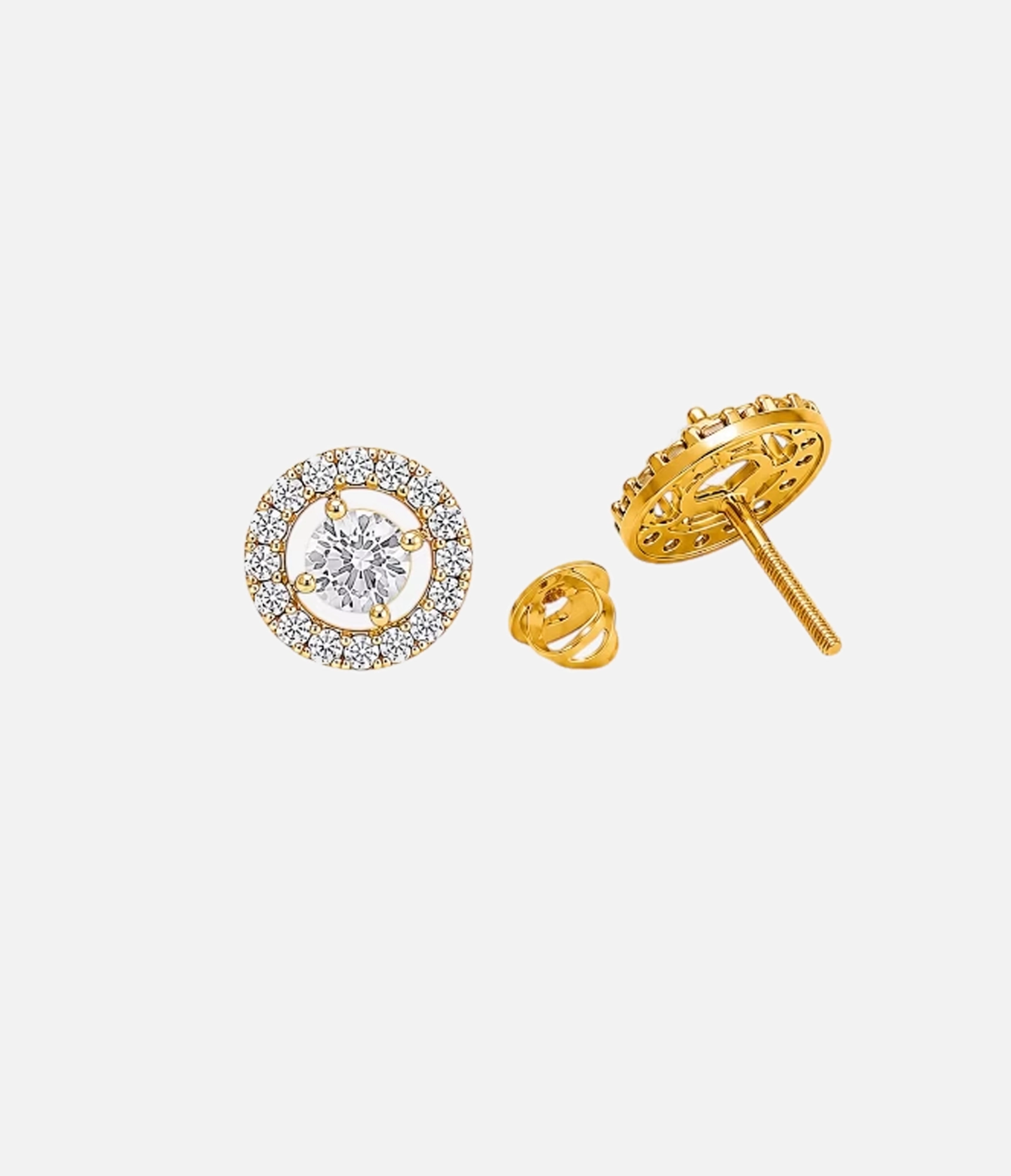 Classic Halo Solitaire Stud Earrings_05