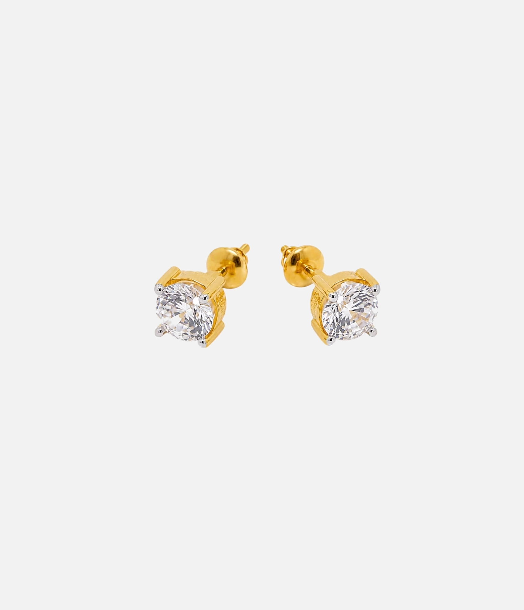 Classic Solitaire Stud Earrings_02