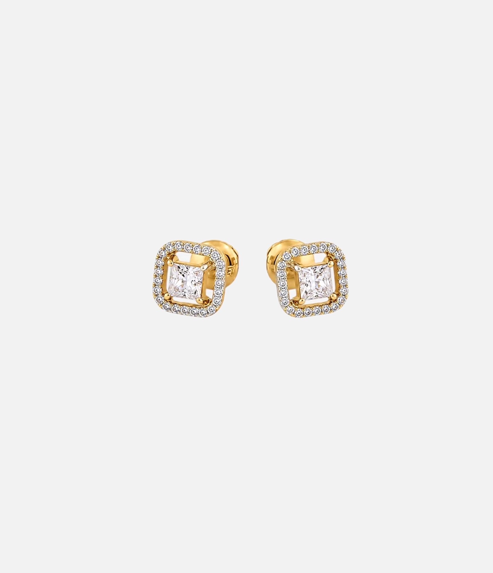 Classic Square Halo Solitaire Studs_03