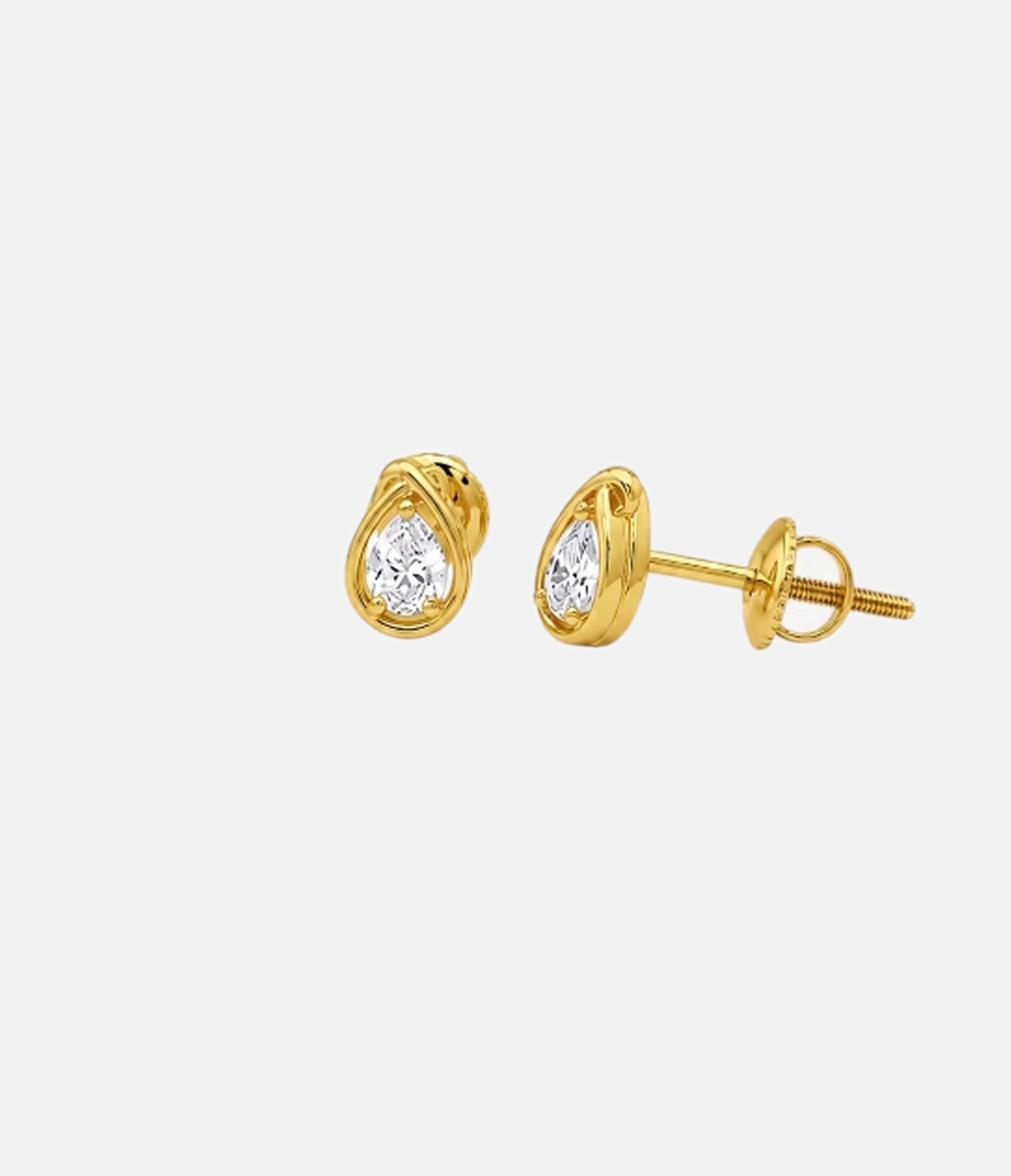 Pear Solitaire Stud Earrings_02