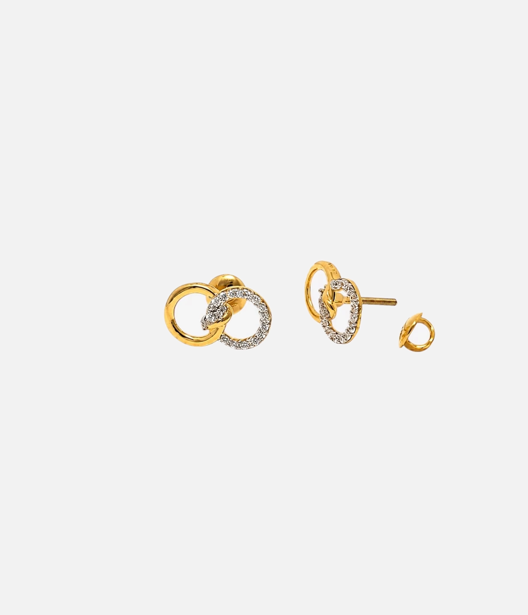 Unity Link Stud Earrings_04