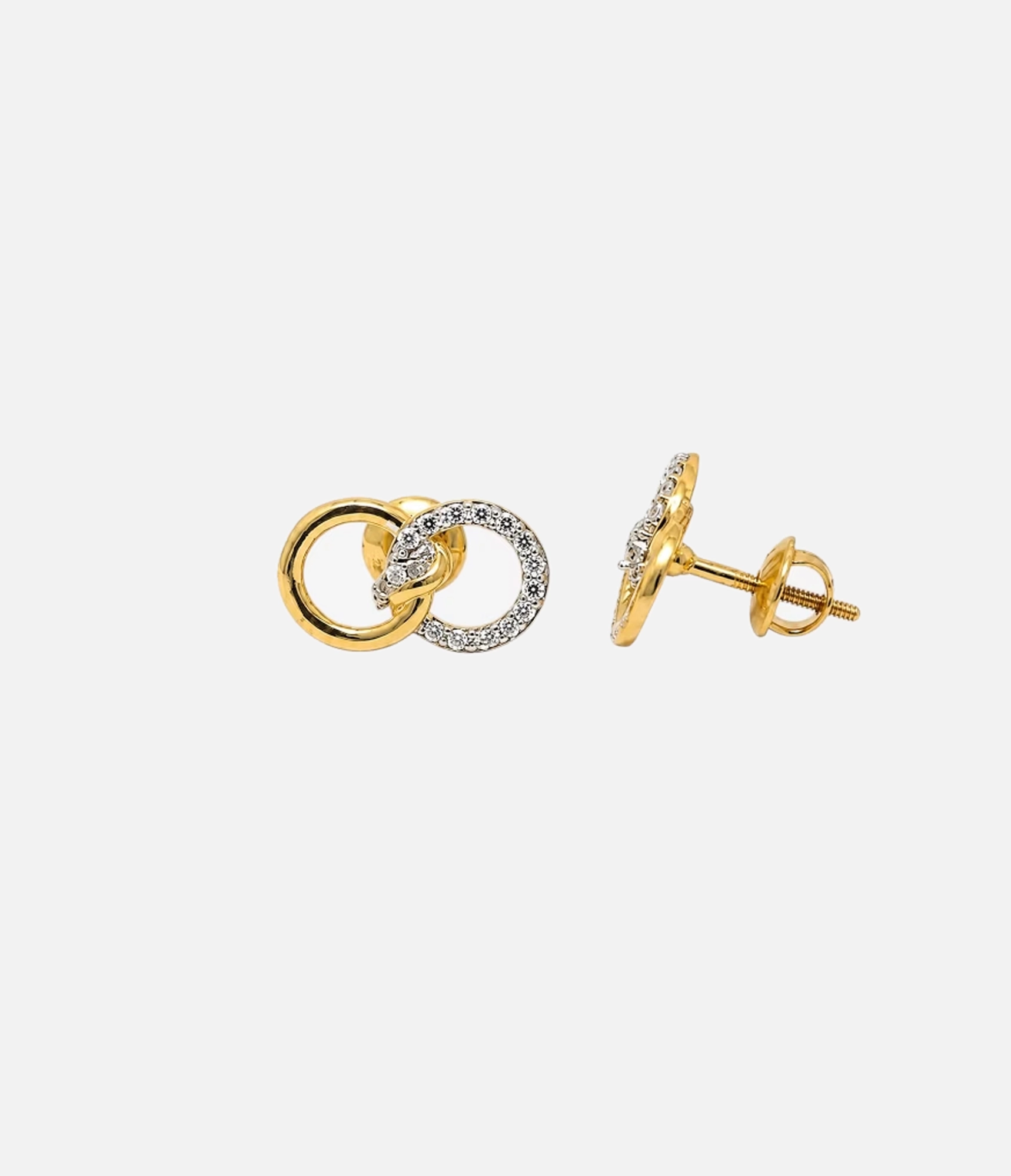 Unity Link Stud Earrings_05