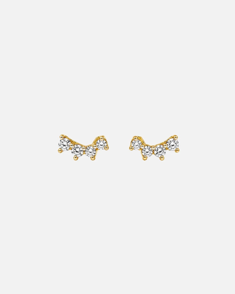 Celeste Wave Stud Earrings